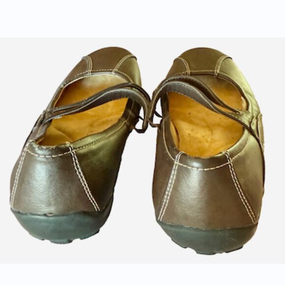 Naturalizer Natural Soul Mary Jane Comfort Flats Brown Women’s 6.5 New - Picture 3 of 8